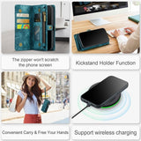 CaseMe iPhone 15 Pro Cover 008 Series Aftageligt cover Petrol