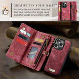 CaseMe iPhone 15 Pro Cover 008 Series Aftageligt Cover Rød