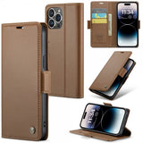 CaseMe iPhone 15 Pro Cover 023-serie Brun