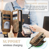 CaseMe iPhone 15 Pro Cover C30-serien Brun