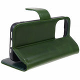 Nordic Covers iPhone 15 Pro Cover Essential Læder Juniper Green
