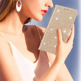 iPhone 15 Pro Cover Glitter Guld