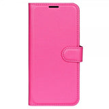 iPhone 15 Pro Cover Litchi Magenta