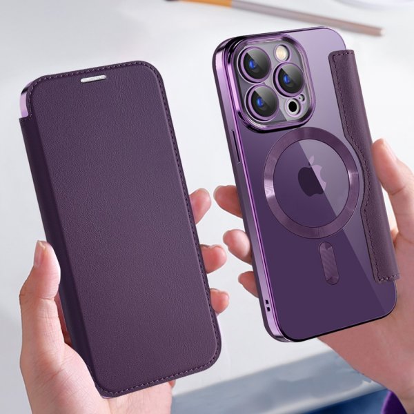 iPhone 15 Pro Cover MagSafe Lilla