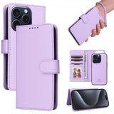 Betopnice iPhone 15 Pro Cover med Aftageligt Skal 005 Lilla