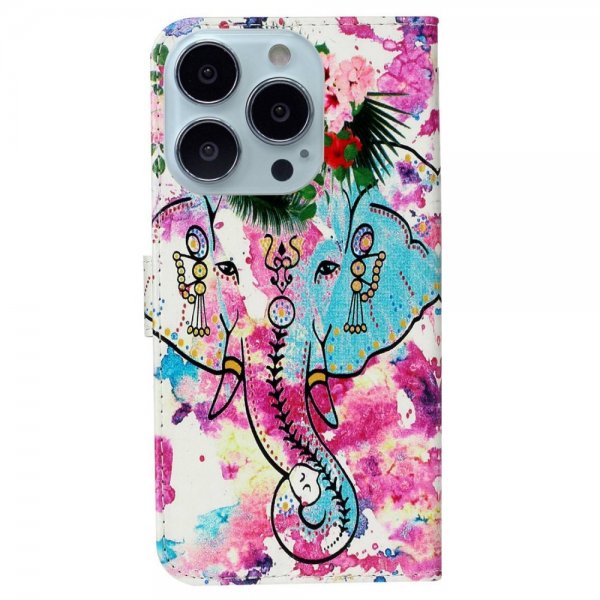 iPhone 15 Pro Cover Motiv Elefantmønster