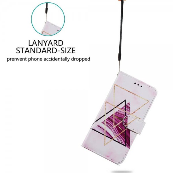 iPhone 15 Pro Cover Motiv Trekanter Marmor