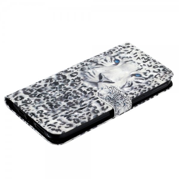 iPhone 15 Pro Cover Motiv Hvid Tiger