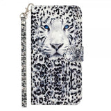 iPhone 15 Pro Cover Motiv Hvid Tiger
