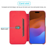 Lc.Imeeke iPhone 15 Pro Cover Retro Rød