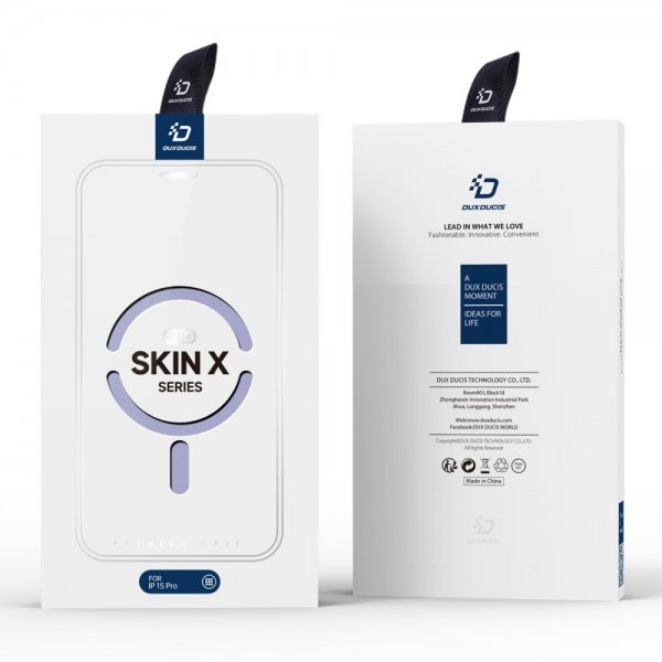 Dux Ducis iPhone 15 Pro Cover Skin X Pro Series MagSafe Lilla