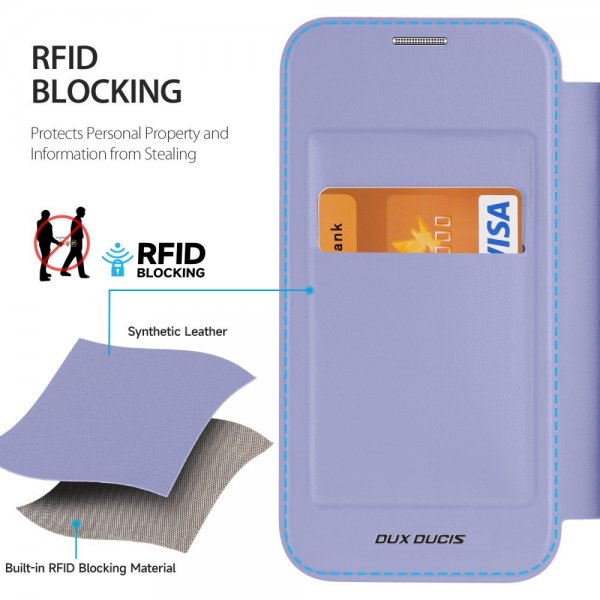 Dux Ducis iPhone 15 Pro Cover Skin X Pro Series MagSafe Lilla