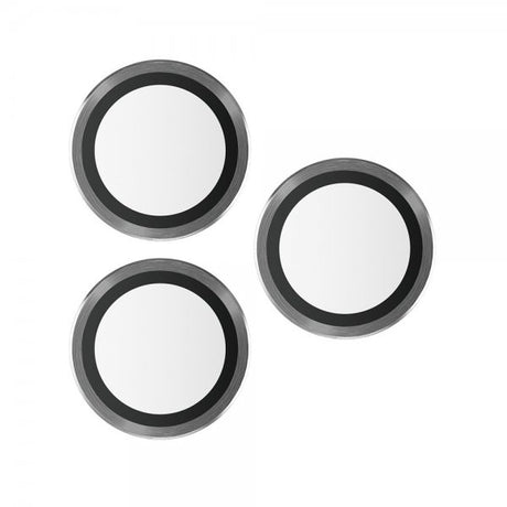 PanzerGlass iPhone 15 Pro/iPhone 15 Pro Max Kamerabeskyttelse Hoops Sort