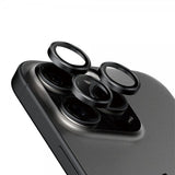 PanzerGlass iPhone 15 Pro/iPhone 15 Pro Max Kamera Beskyttelse Hoops Black Titanium