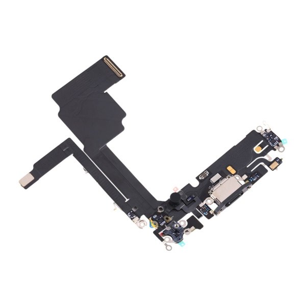 iPhone 15 Pro Opladerstik med Flexkabel - Sort