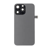 iPhone 15 Pro Max Bagsideglas Komplet OEM - Titansort