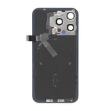 iPhone 15 Pro Max Bagside Glas Komplet OEM - Titaniumhvid
