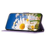 iPhone 15 Pro Max Cover Blomstret Lilla