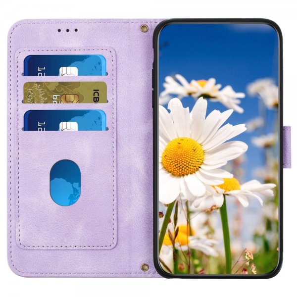 iPhone 15 Pro Max Cover Blomstret Lilla
