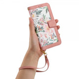 iPhone 15 Pro Max Cover Blomstermønster Rosa