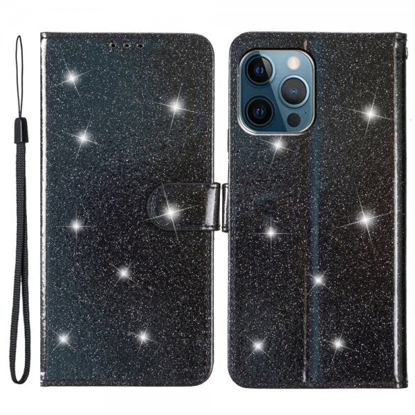 iPhone 15 Pro Max Cover Glimmer Sort