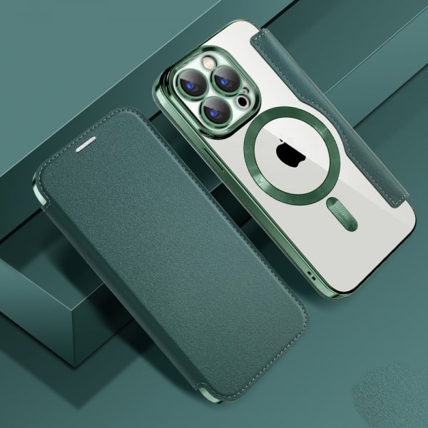 iPhone 15 Pro Max Cover MagSafe Grøn