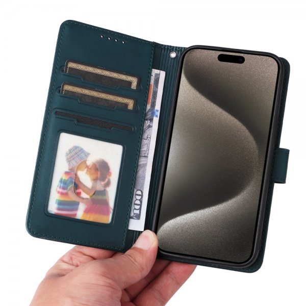 Betopnice iPhone 15 Pro Max Etui med Aftageligt Cover 005 Blå