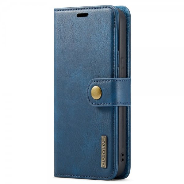 Dg.Ming iPhone 15 Pro Max Etui med Aftageligt Cover Blå