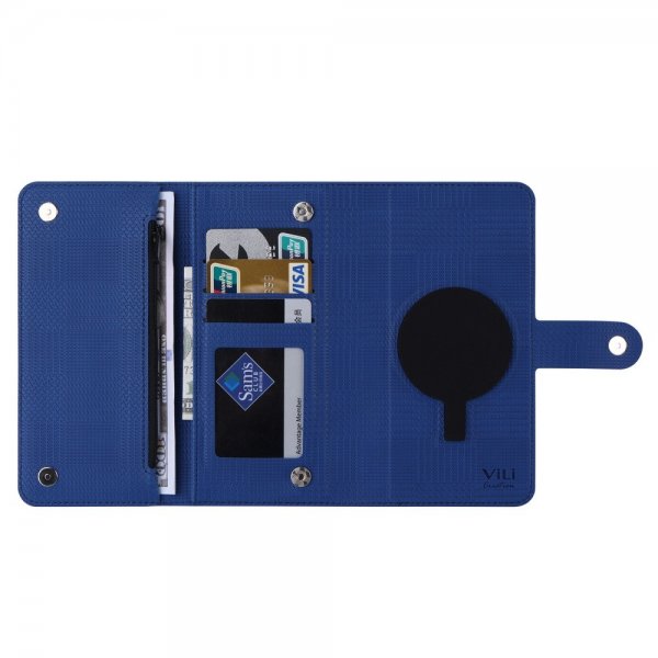 VILI iPhone 15 Pro Max Cover med Aftageligt Cover GHB Series MagSafe Blå