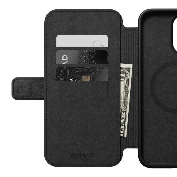 Nomad iPhone 15 Pro Max Etui Modern Leather Folio Brun