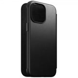 Nomad iPhone 15 Pro Max Cover Modern Læder Folio Sort