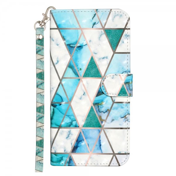 iPhone 15 Pro Max Cover Mønster Grøn Marmor