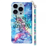 iPhone 15 Pro Max Cover Motiv Never Stop Dreaming