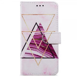 iPhone 15 Pro Max Cover Motiv Trekanter Marmor