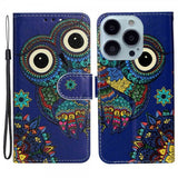 iPhone 15 Pro Max Cover Motiv Ugle Mandala