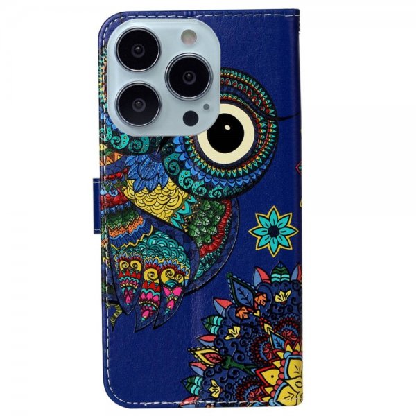 iPhone 15 Pro Max Cover Motiv Ugle Mandala