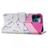 iPhone 15 Pro Max Cover Motiv Hvid Marmor