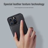 Nillkin iPhone 15 Pro Max Cover Qin Pro Series Blå