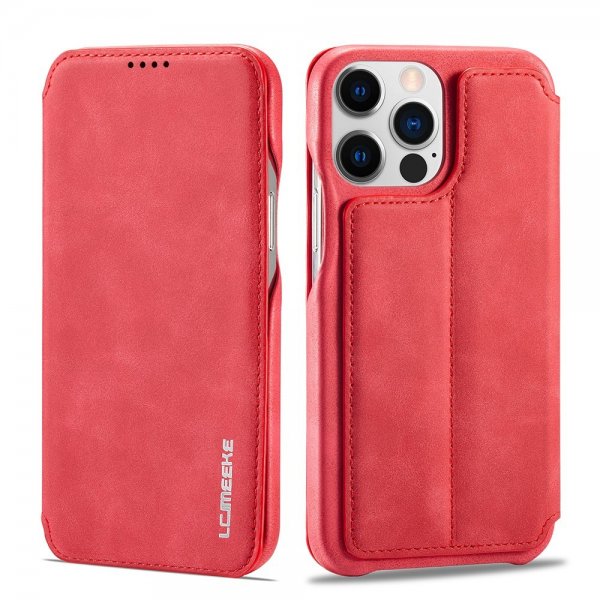 Lc.Imeeke iPhone 15 Pro Max Cover Retro Rød