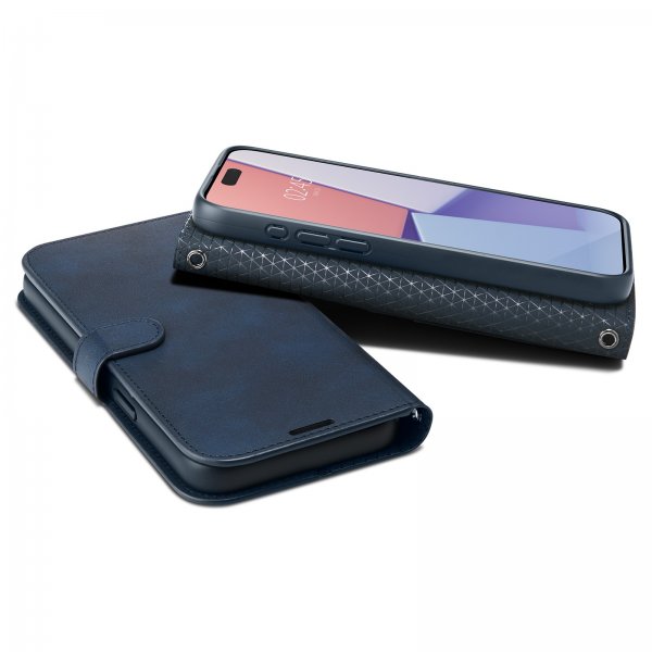 Spigen iPhone 15 Pro Max Cover Wallet S Pro Navy