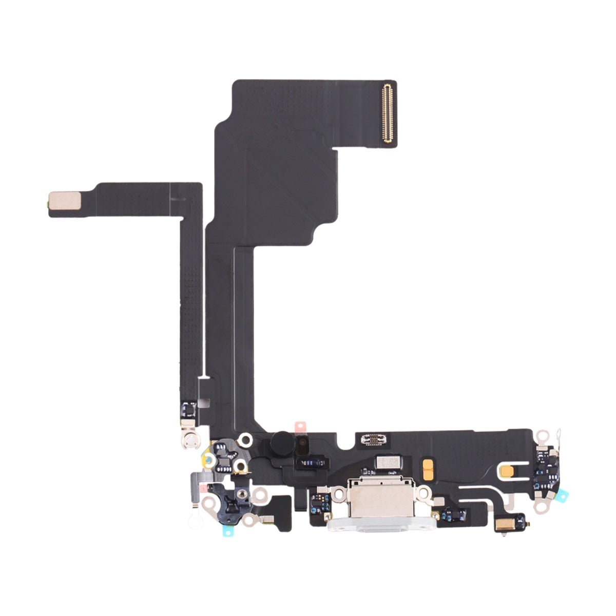 iPhone 15 Pro Max opladningsport med flekskabel – Hvid
