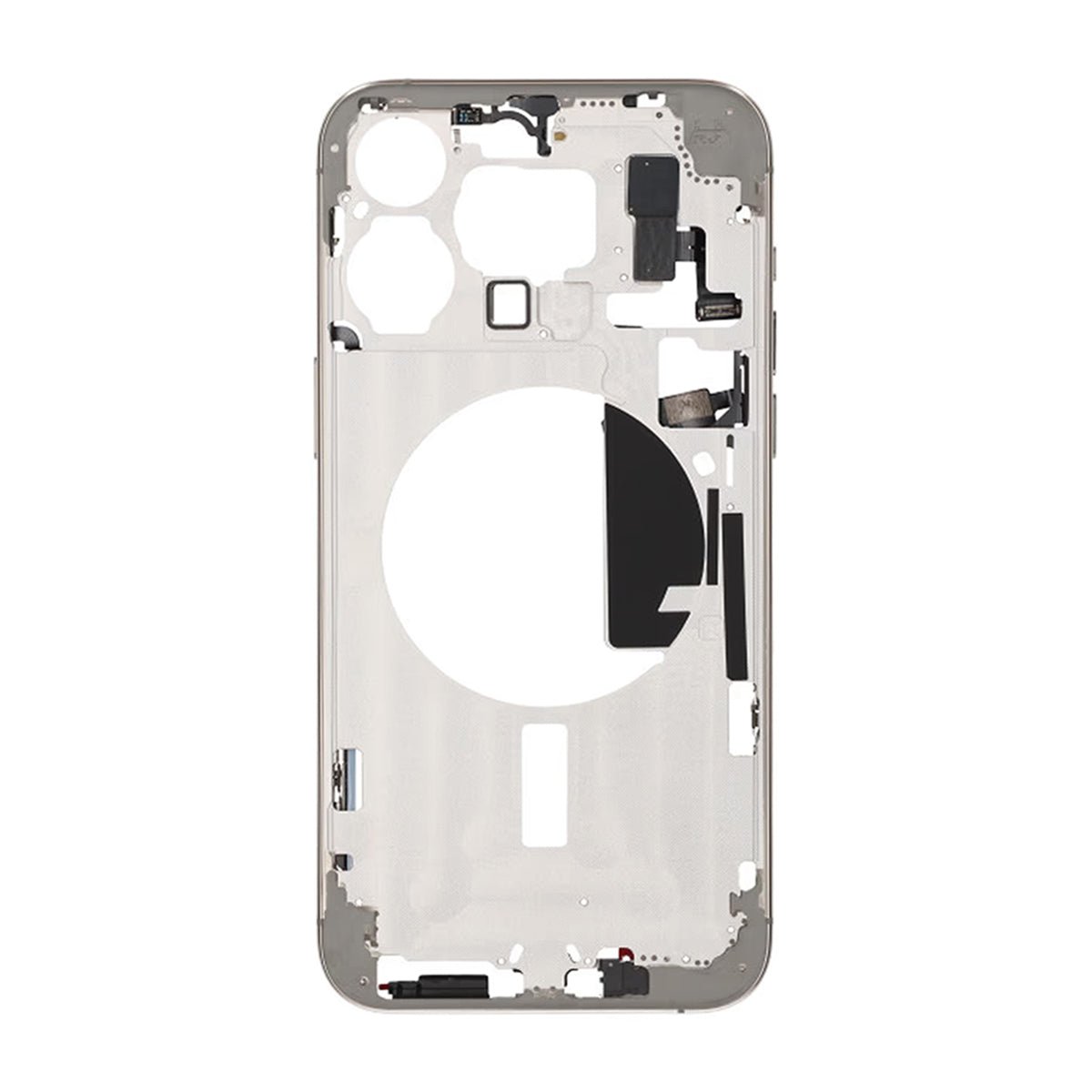 iPhone 15 Pro Max Mellemskal med smådele OEM - Naturlig titanium