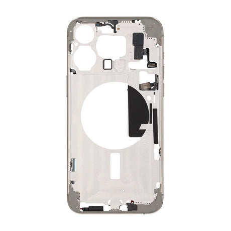 iPhone 15 Pro Max Mellemskal med smådele OEM - Naturlig titanium