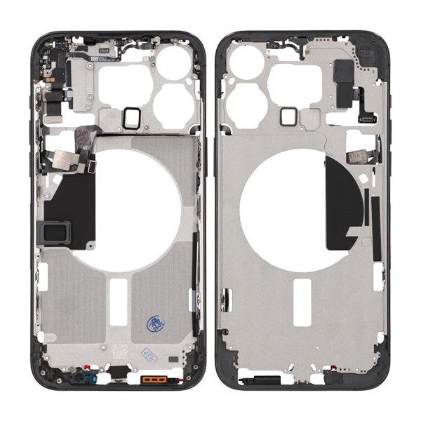 iPhone 15 Pro Max Mellemramme med smådele OEM - Titansort