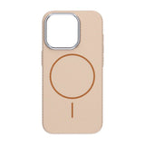 iPhone 15 Pro Max Cover Kulfibermønster MagSafe Guld