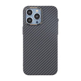 iPhone 15 Pro Max Cover Kulstofmønster Sort