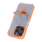 iPhone 15 Pro Max Cover MagSafe Foldbart med Stativ Orange