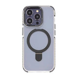 iPhone 15 Pro Max Cover MagSafe Udklappeligt med Stativ Sort