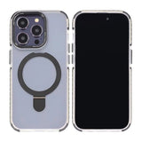 iPhone 15 Pro Max Cover MagSafe Udklappeligt med Stativ Sort