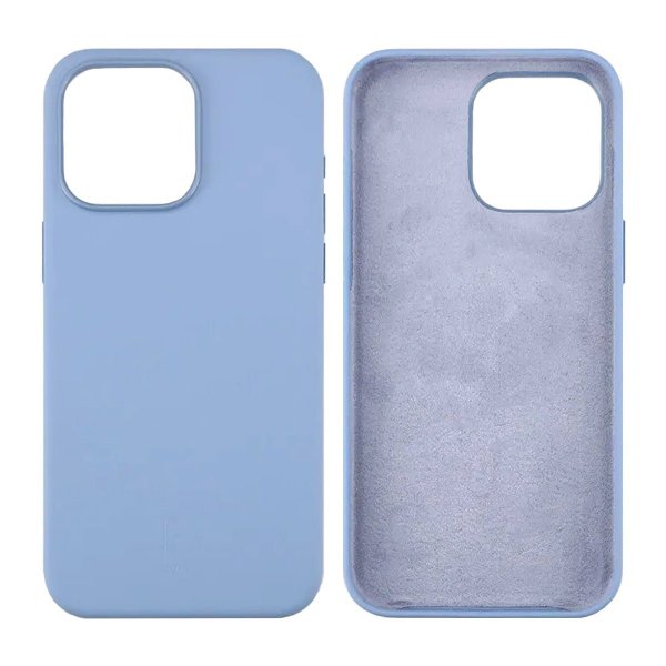Rvelon iPhone 15 Pro Max Cover Silikone Lyseblå